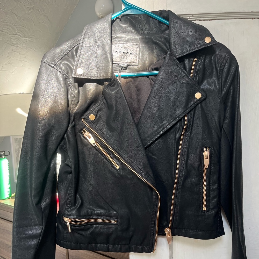 Blank NYC faux leather jacket
